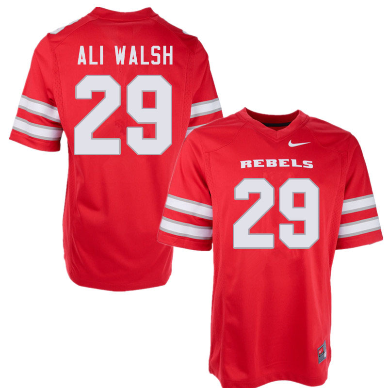 Men #29 Biaggio Ali Walsh UNLV Rebels College Football Jerseys Sale-Red
